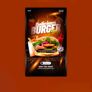 Boîte lumineuse LED ultra-mince en aluminium, panneau d'affichage, haute luminosité, cadre rétroéclairé, design fin de 11 mm, utilisation murale et de bureau décorative - Product Image 2