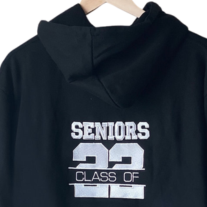 Sudadera con Capucha Bordada de Graduación Clase de 23, Sudadera Personalizada Unisex de Gran Tamaño, Sudadera de Felpa de Algodón con Bordado en Oferta - Product Image 5