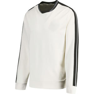 Vente en gros de sweat-shirt à col rond décontracté Streetwear pour hommes coupe régulière avec blocs de couleurs en polyester/coton pour la saison hivernale - Product Image 4