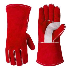 Gants de conduite longs et sûrs en cuir industriel personnalisés résistants aux coupures et à la chaleur pour adultes - Product Image 5