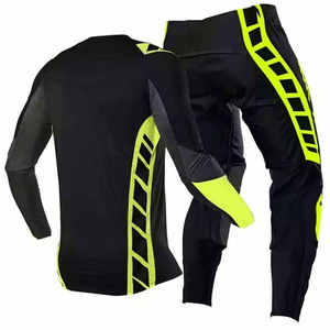 Nouveauté : Ensemble maillot et pantalon de motocross pour jeunes, respirant, avec logo personnalisé - Product Image 3