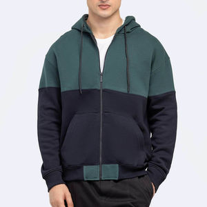 Sudadera con capucha y cremallera de algodón pesado para Calle, diseño personalizado, ajuste de gran tamaño, servicio de fábrica OEM GSM alto - Product Image 5