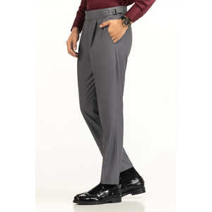 Pantalones Gurkha de Camuflaje Regular, Pantalones Cargo Formales con Cremallera y Pliegues Decorativos, de Lana Peinada Antiarrugas, Cintura Media, Talla XL - Product Image 4