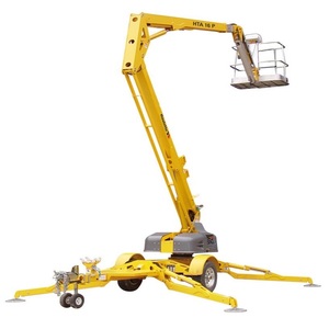 Precio barato 45,60 pies articulados para elevación de pluma Entrega rápida Cherry Picker Tow detrás con capacidad de carga de 300kg ahora disponible para - Product Image 3