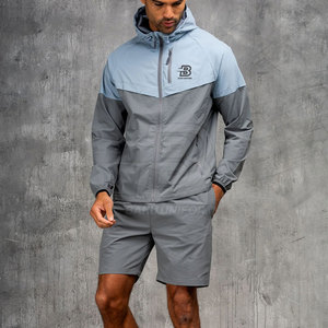 Precio al por mayor Windbreaker Winter Hoodies Set 100% Poliéster Transpirable Windbreaker Hoodie Set para la venta - Product Image 6