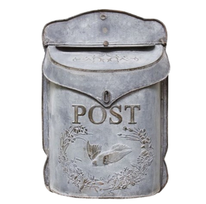 Cash and Checks Galvanized Finished Door Mount Locking Drop Box Mailbox for Rent Payments Mail Keys Outdoor Decor - Product Image 5