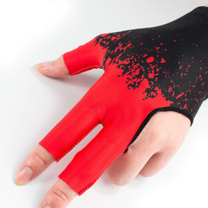 ถุงมือบิลเลียด3นิ้วแบบสองสีสำหรับผู้ชาย - Product Image 5