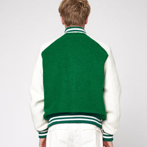 Chaqueta de bombardero de estilo universitario de lana Vintage XL para hombre, calidad Premium, cómoda, ligera, patrón de moda de invierno, acabado de lona - Product Image 3