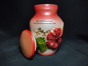 VENTE EN GROS FINE LOVING FLORAL CONCEPTION 3D URNE DE CRÉMATION EN ALUMINIUM POUR ADULTE POUR CENDRES HUMAINES - Product Image 5