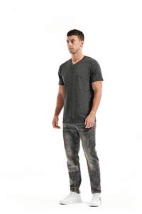 T-shirts pour hommes 100% coton de haute qualité Logo personnalisé et motif de lettre personnalisé Service OEM en vente - Product Image 6