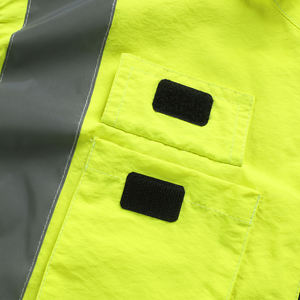 Vêtement de travail haute visibilité, veste de sécurité sans manches avec bande réfléchissante pour les travailleurs du bâtiment et les travailleurs en extérieur - Product Image 6