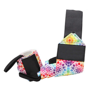 Correas de Muñeca con Gancho y Bucle para Levantamiento de Pesas y Entrenamiento de Fuerza, Soporte Reforzado de Algodón, Proveedor Mayorista OEM - Product Image 2