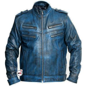 Chaqueta de cuero personalizada de alta calidad para hombre, chaqueta de invierno para motocicleta con diseño único, el producto más popular - Product Image 4