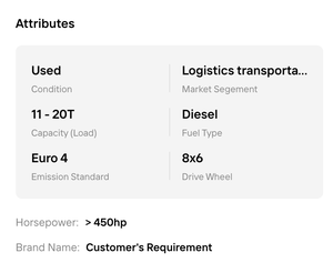 Best!! Blue Heavy Duty Tractor <b>Truck</b> 6x4 Prime Mover Head Diesel Engine Commercial Logistics Haulage Vehicle Left Hand Drive LHD - Product Image 6