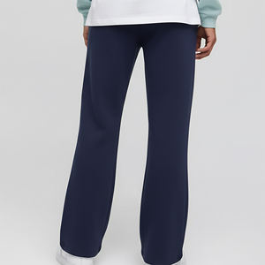 Pantalon de survêtement ample en coton épais 100 % personnalisé, couleur unie, style décontracté, pour la gym et le quotidien, pour homme - Product Image 5