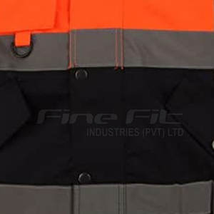 Chaqueta DE SEGURIDAD transpirable de alta visibilidad de alta calidad con logotipo personalizable Nuevo diseño Precio al por mayor - Product Image 6