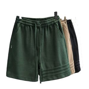 Pantalones cortos casuales de verano para hombre, de ajuste holgado, talla grande, versátiles para el hogar, estilo pantalón de cinco minutos. - Product Image 4