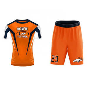 Uniforme de football 7v7 OEM de haute qualité, personnalisé, imprimé par sublimation, à séchage rapide, pour hommes, quatre saisons, vente en gros - Product Image 4