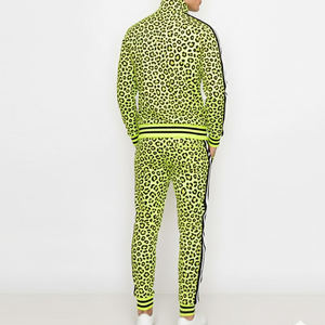 Fabricante Profesional, Conjuntos Deportivos de Felpa con Estampado de Guepardo para Hombre, Ligeros, con Cremallera Completa, Hechos a Medida, en Venta - Product Image 2
