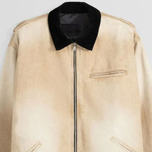 100% coton Denim vestes hommes décontracté couleur unie poche mince veste pour hommes Style haute qualité hommes vêtements Denim veste - Product Image 6