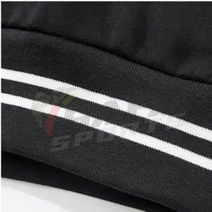 Veste universitaire surdimensionnée personnalisée pour hommes avec broderie en chenille et manches en cuir à col montant pour l'hiver - Product Image 6