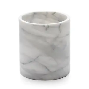 Wholesale New Design Marble beer Wine Bottle Chiller holder white stone shiny polished with sale product