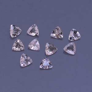 มอร์แกนไนท์ลูกพีชธรรมชาติขนาด4x4มม. ตัดเป็นล้านล้านล้าน2.0ซม. ขายสินค้าคุณภาพสูงมอร์แกไนต์หลวมพลอยหน้าเรา $55.8 10ชิ้น - Product Image 5