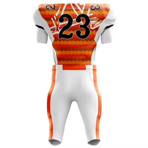 Uniforme de Fútbol Americano Personalizado para Equipos Juveniles, Jersey de Fútbol Americano Resistente con Sublimación Completa - Product Image 3