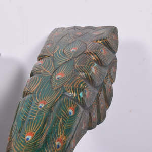 Pavo Real de Madera Hecho a Mano, Moderno y Tradicional, para Decoración de Sala de Estar, Navidad, Diwali y Bodas, Estilo Artesanal - Product Image 3