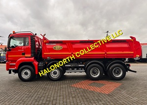รถบรรทุก MAN 35.460 8x4 Tipper ปี 2020 มือสอง 30 ตัน สำหรับงานเหมือง ยูโร 6 ดีเซล พวงมาลัยซ้าย รถดัมพ์บรรทุกหนัก เกียร์อัตโนมัติ ดีเซล - Product Image 3