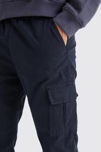 100% Cotton <b>Loose</b> Fit Heavyweight <b>Men's</b> Pants-High Waist Flat Front Casual Outdoor Cargo <b>Trouser</b> with OEM Service - Product Image 6