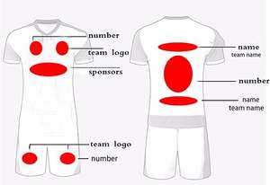 Soccer Uniform Set for <b>Men</b> & Kids Yellow Short Sleeve Jersey, <b>Purple</b> Adult Football Uniform, Red Kids Shirt Custom Name & Number - Product Image 6