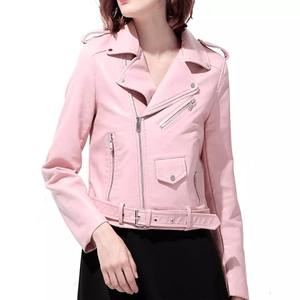 Veste en cuir longue chaude pour dames de haute qualité Logo personnalisé Imperméable et rond Caractéristiques Veste en cuir véritable Offre Spéciale - Product Image 1