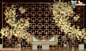 Bougie murale de scène de mariage Mehndi Sangeet avec cadre en métal Design léger pour événements de mariage asiatique - Product Image 4