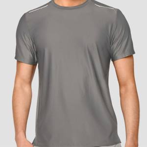 Camiseta atlética de nylon Spandex para hombre con tela de secado rápido y construcción duradera para deportes y entrenamientos - Product Image 2
