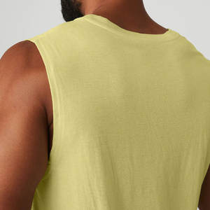 Débardeur musculaire pour homme 100% coton Séchage rapide Respirant Gym Débardeur décontracté élégant - Product Image 5