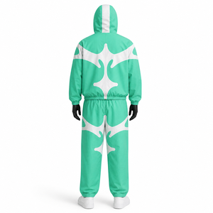 Wholesale Nylon Zip-Up Training Jogging Suits Plus Size Streetwear Polyester Windbreaker for Spring Spring Season <b>Tracksuit</b> - Product Image 2