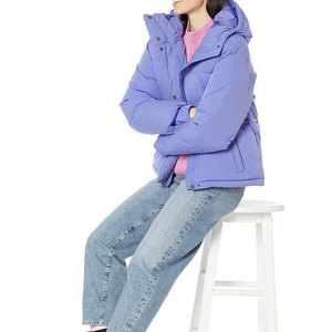 Clothing Manufacture Wholesale Price Women Puffer <b>Jackets</b> Cheap Price Winter Wear Button Latest Design Breathable Women <b>Jacket</b> - Product Image 4