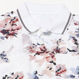 Nouveau dernier coton de conception pour hommes pour T-shirts polo pour l'été motif solide avec logo tissu tricoté - Product Image 5