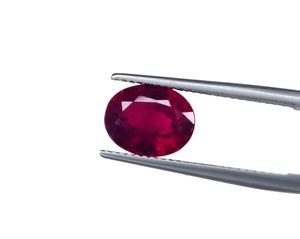 Haute qualité 100% naturel rubis rose rougeâtre couleur 8x10mm calibré ovale coupe traité thermiquement pierre précieuse en vrac pour la fabrication de bijoux - Product Image 3