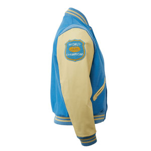 Veste Letterman décontractée en chenille à manches en laine et cuir personnalisée Veste de baseball universitaire pour hommes - Product Image 4