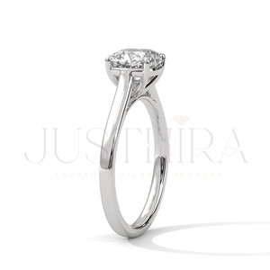 Premium VVS Cushion Cut Moissanite Diamond Prong Solitaire <b>Ring</b> for Women Silver Gold Rose Gold Plating Options Free Shipping - Product Image 5