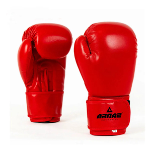 PU Leather MMA Boxing Gloves Sparring Training Kickboxing Gym Fitness Custom OEM Durable Pro for Closure Hook-and-Loop Wrist - Product Image 1