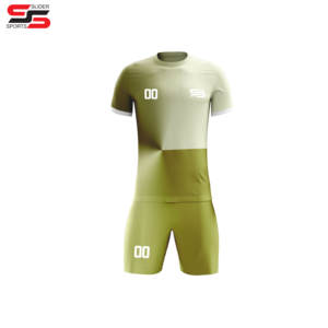 Wholesale High Quality New Purple Gold Green Design <b>Skin</b> Top Mens Sports Wear Club Soccer Uniforms Soccer+wear - Product Image 5