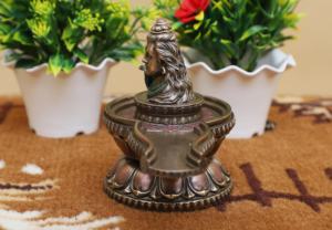 Polyresin Shivling For Home Temple Bronze Shiva Statue Shivling For Shiva Puja <b>Copper</b> Finish Shiva Statue Shiva Idol - Product Image 2