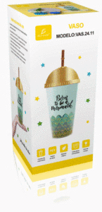 Borraccia Termica di Lusso Durevole con Cannuccia e Coperchio a Cupola 350ml/650ml, Bottiglia Sottovuoto a Doppia Parete per Viaggi - Product Image 4