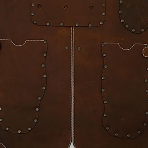 Delantal de soldadura Cuero Resistente al calor Trabajo industrial Delantal protector Cuero de vaca Delantal DE TRABAJO ignífugo - Product Image 4