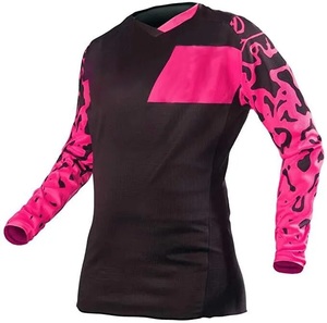 Chemises de motocross VTT à sublimation personnalisée Chemise personnalisée de haute qualité Polo de course de sports motorisés par sublimation - Product Image 1