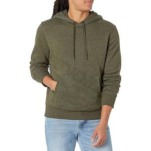 Otoño e invierno, nuevo suéter con capucha de manga larga de Color sólido de lana, Sudadera con capucha de hombro caído de estilo americano para hombres - Product Image 1