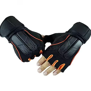 Guantes de levantamiento de pesas, guantes de ejercicio físico con palma acolchada suave para un entrenamiento con pesas cómodo - Product Image 2
